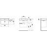Раковина LAUFEN VAL SAPHIR KERAMIK 60х42 8.1028.3.000.104.1